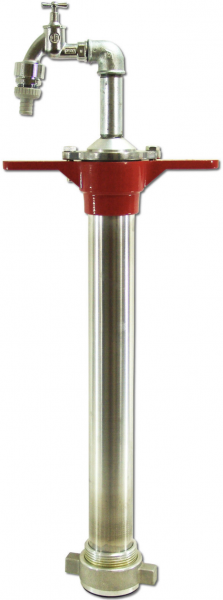 Standrohr DN 80 absperrbar 1x Zapfventil 3/4" drehbar Hydrantenstandrohr